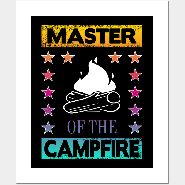 Master of the Campfire Wall Art by FromBerlinGift